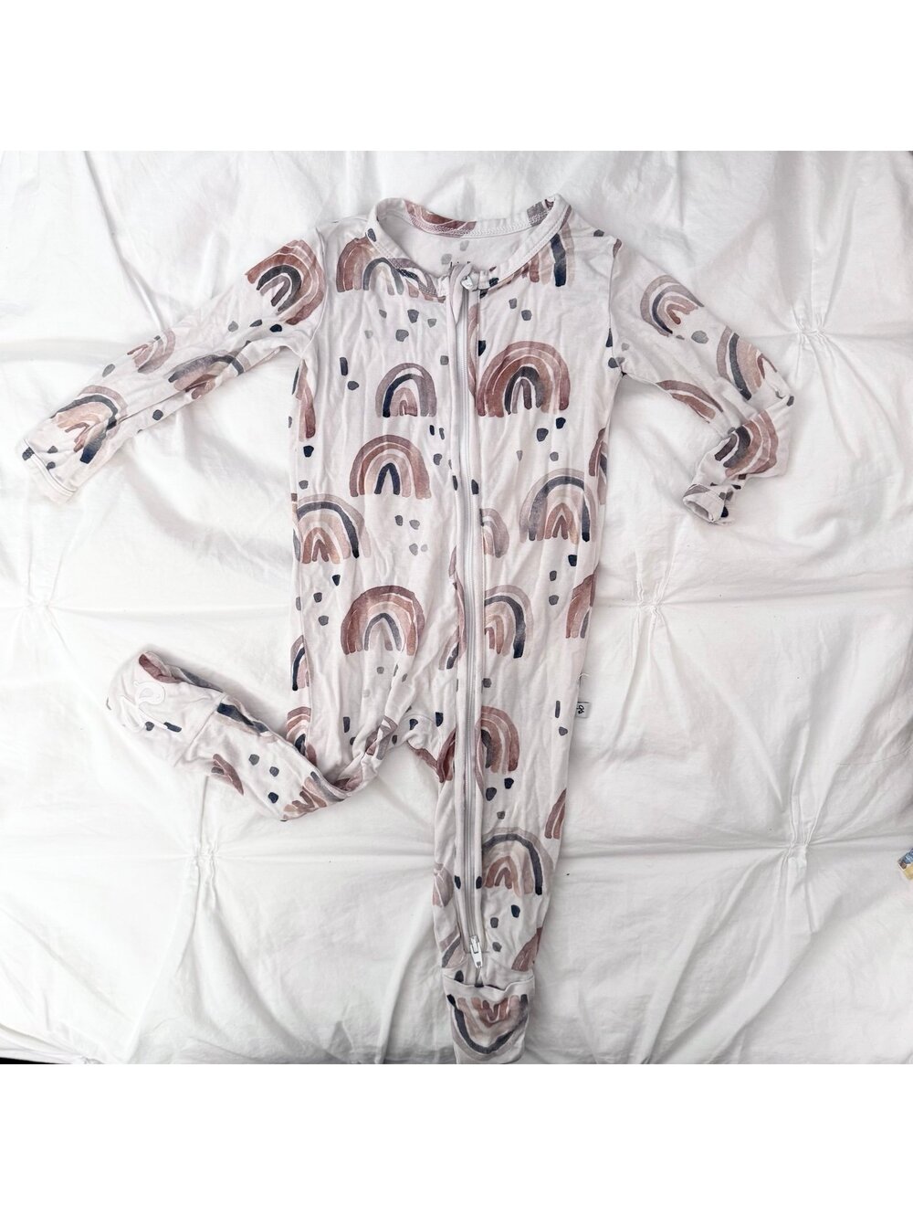 Birdie Bean Boho Rainbows Reign Print Zippy
